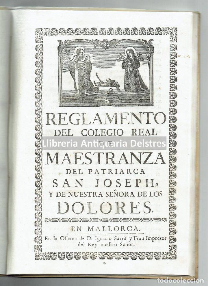 Libros antiguos: [Zalvide, Manuel de]. - [Reglamento para la construcci&oacute;n de barcos en Mallorca, 1777] Reglamento del