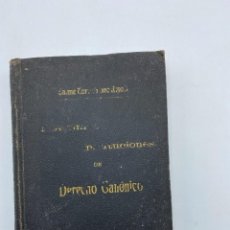 Libros antiguos: DERECHO CANONICO. JAIME TORRUBIANO. GRAFICA EXCELSIOR. AÑO 1919. PAGS: 765