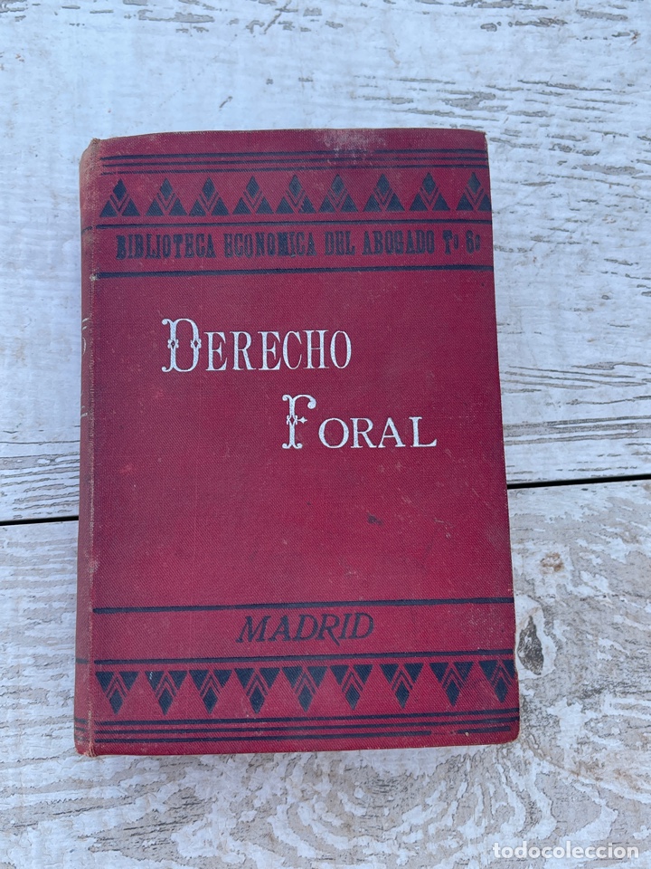 Libros antiguos: Derecho Floral Espa&ntilde;ol 1903