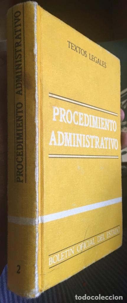 Libros antiguos: PROCEDIMIENTO ADMINISTRATIVO 2 - Foto 2