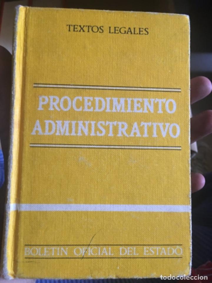 Libros antiguos: PROCEDIMIENTO ADMINISTRATIVO 2 - Foto 3