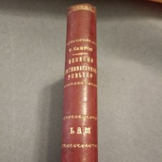 Libros antiguos: 1912 DERECHO INTERNACIONAL PÚBLICO MANUEL TORRES CAMPOS GRANADA. Lote 293866728