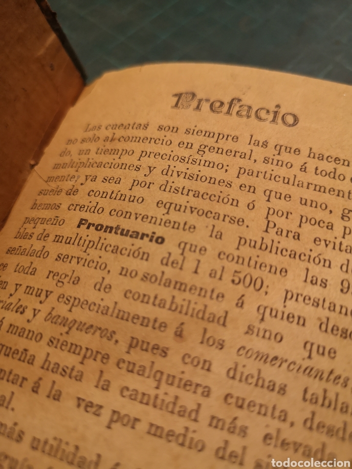 Libros antiguos: Libro Prontuario comercio - Foto 4