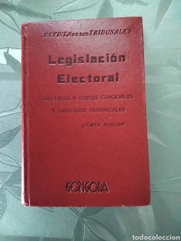 Libros antiguos: Legislaci&oacute;n Electoral 1933 - Foto 1