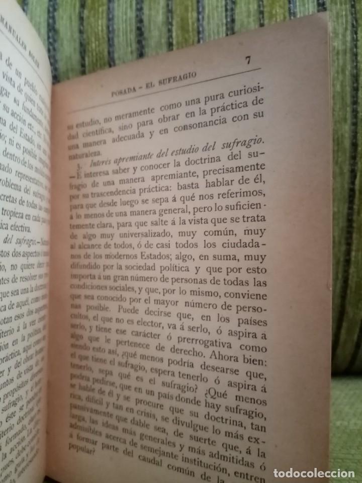 Libros antiguos: EL SUFRAGIO - Foto 6