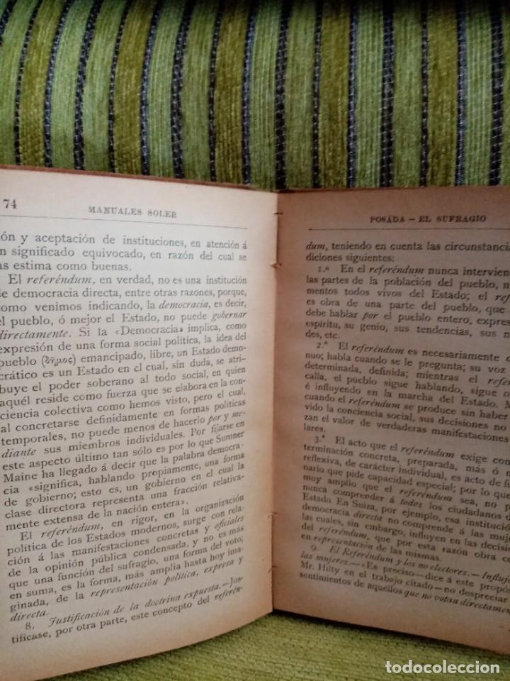 Libros antiguos: EL SUFRAGIO - Foto 9