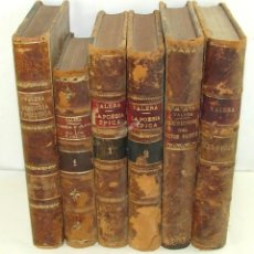 Libros antiguos: OBRAS DE JUAN VALERA 6 TOMOS 1892-1900. MMFL. MEXICO. Lote 309202353