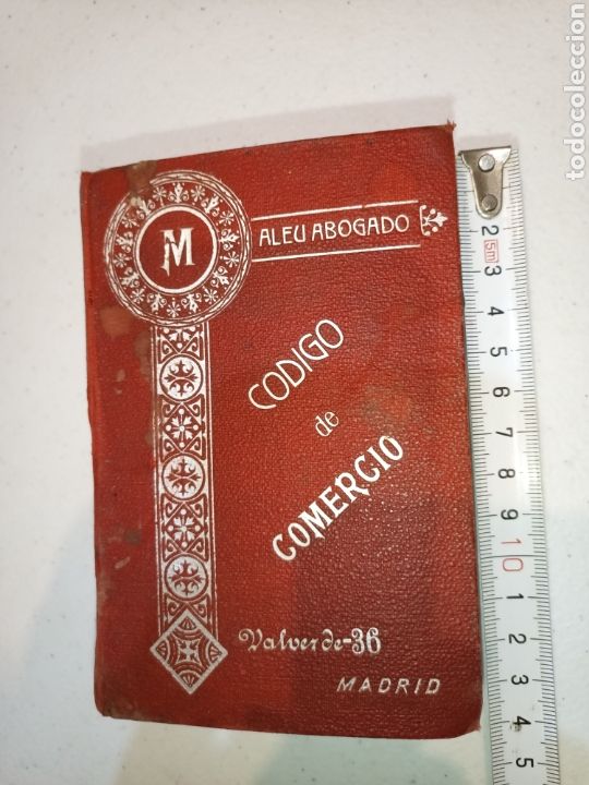 Libros antiguos: C&oacute;digo de Comercio. Ley de hipoteca naval. Manuel aleu y Carrera - Foto 1