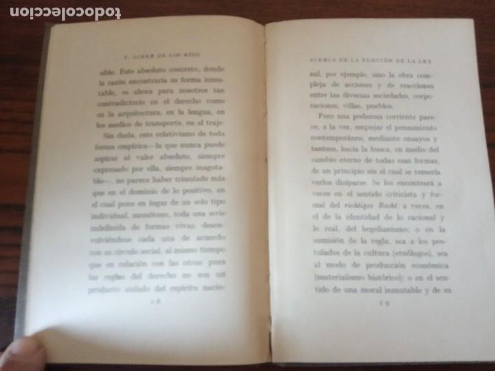 Libros antiguos: ACERCA DE LA FUNCI&Oacute;N DE LA LEY. - FRANCISCO GINER. 1932. - Foto 4