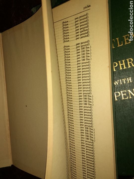 Libros antiguos: DOS LIBROS BENTLEYS COMPLETE PHRASE CODE WHITH APPENDIX 1000 MILLION COMBINATIONS UNICOS? - Foto 16