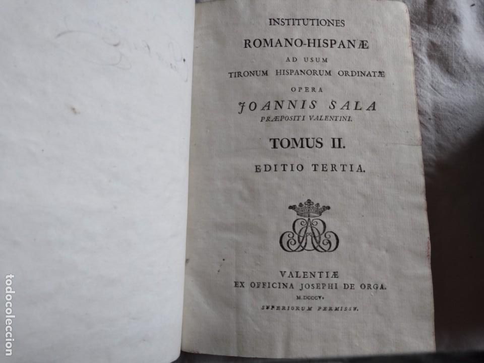 Old books: Joannis Sala Praepositi Valentini 1805