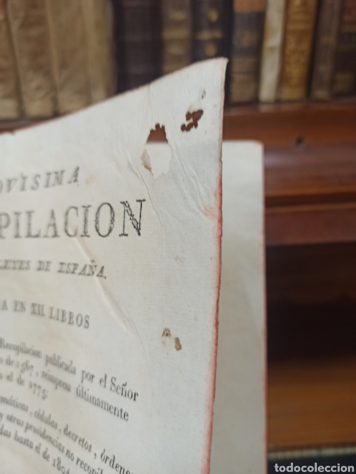Libros antiguos: NOVISIMA RECOPILACION DE LAS LEYES DE ESPAÑA DIVIDIDA EN XII LIBROS, 1805 PIEL. - Foto 5 - 338878628