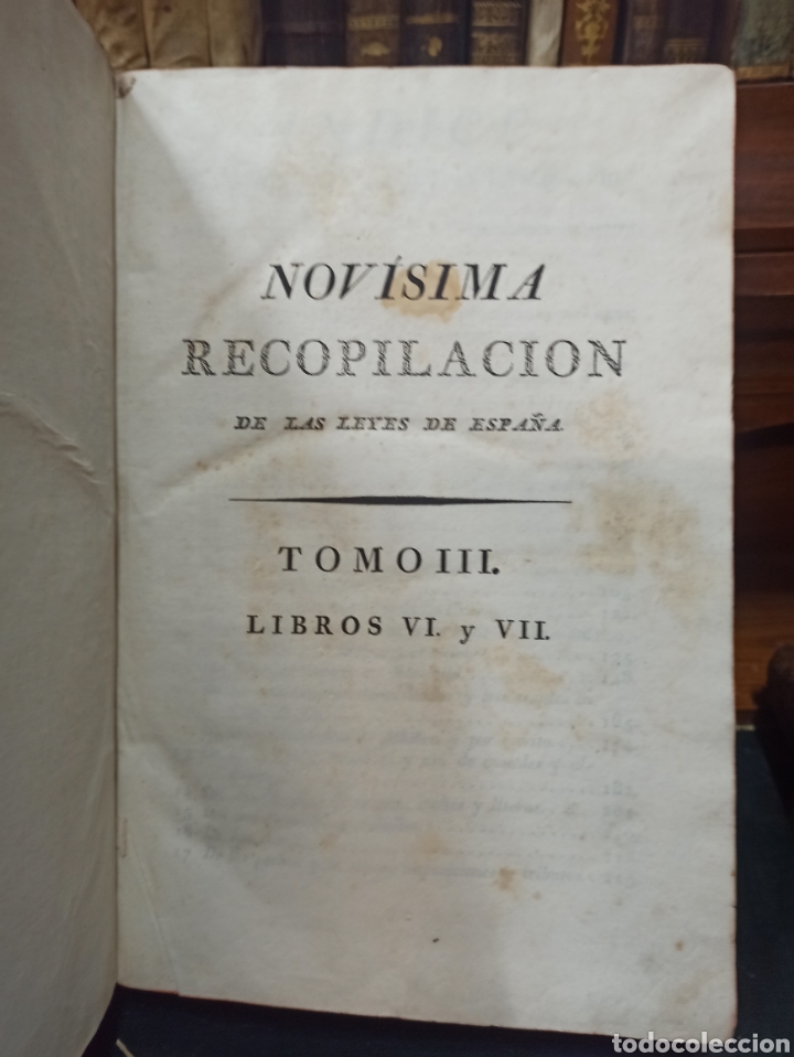 Libros antiguos: NOVISIMA RECOPILACION DE LAS LEYES DE ESPAÑA DIVIDIDA EN XII LIBROS, 1805 PIEL. - Foto 10 - 338878628