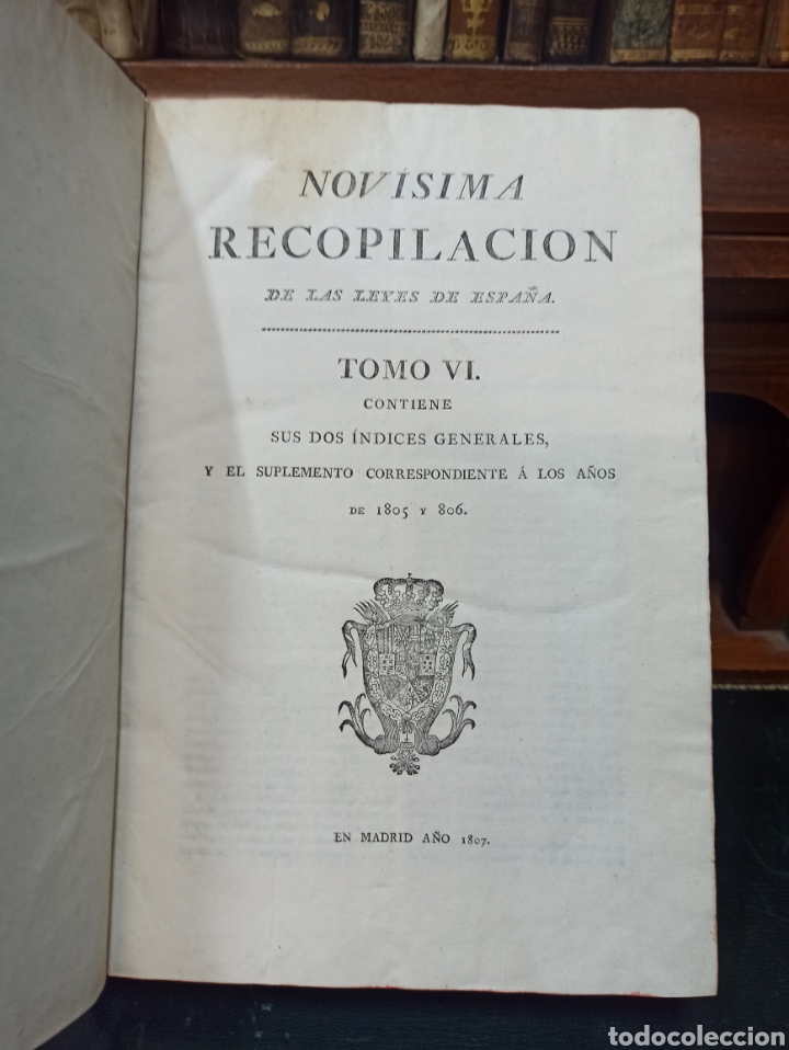 Libros antiguos: NOVISIMA RECOPILACION DE LAS LEYES DE ESPAÑA DIVIDIDA EN XII LIBROS, 1805 PIEL. - Foto 12 - 338878628