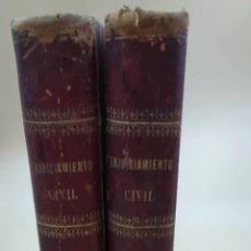 Libros antiguos: LA LEY Y LA JURISPRUDENCIA DEL ENJUICIAMIENTO CIVIL .JOSÉ ROBLES POZO 1888. Lote 345947618