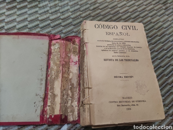 Libros antiguos: C&oacute;digo Civil- Biblioteca de Bolsillo. - Foto 3