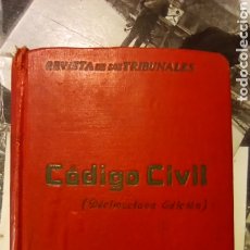 Libros antiguos: CÓDIGO CIVIL. ED GÓNGORA. CON RECORTES DE NOTICIAS . VER FOTOS. Lote 349615784