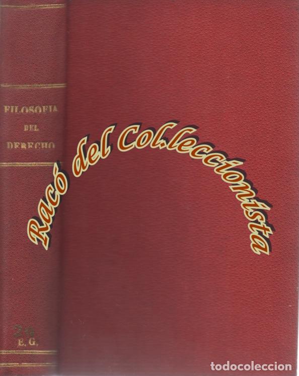 Libros antiguos: FILOSOFIA DEL DERECHO EN ALEMANIA , IGINO PETRONE , CRISTOBAL DE REYNA , S. CALLEJA, 1912