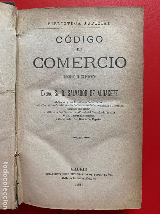 Libros antiguos: C&oacute;digo de Comercio - [ESPA&Ntilde;A, LEGISLACI&Oacute;N] - Foto 1