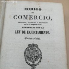 Libros antiguos: CODIGO DE COMERCIO EDICION OFICIAL AÑO 1841. Lote 358284365
