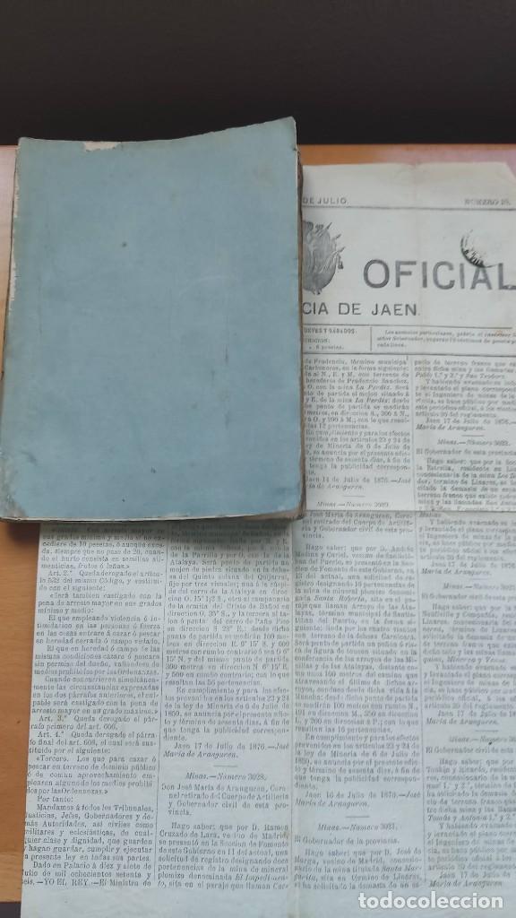 Libros antiguos: CODIGO PENAL, setiembre 1872 - Foto 1