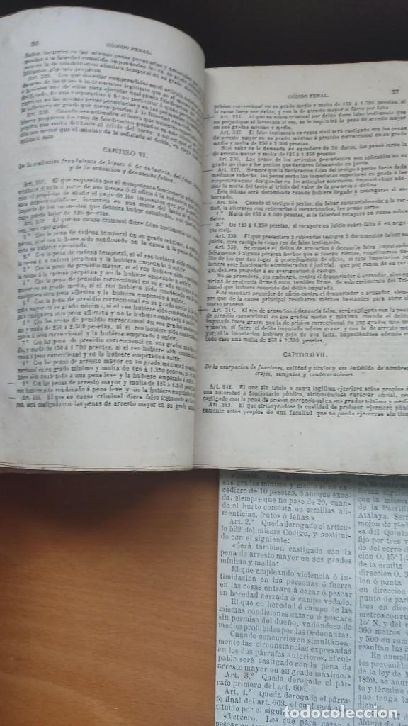 Libros antiguos: CODIGO PENAL, setiembre 1872 - Foto 3