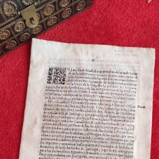 Libri antichi: AÑO 1624 - ORDEN DE SANTIAGO - EXENCIÓN DE LOS CABALLEROS DE LA ORDEN DE LA JUSTICIA ORDINARIA. Lote 360480140