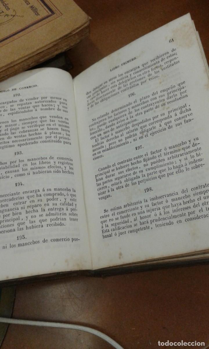 Libros antiguos: c&oacute;digo de comercio edici&oacute;n oficial a&ntilde;o 1839 - Foto 4
