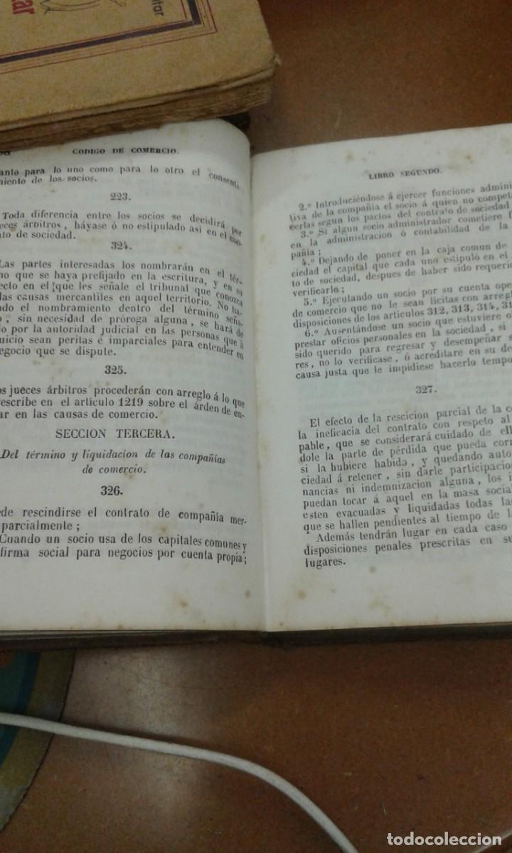 Libros antiguos: c&oacute;digo de comercio edici&oacute;n oficial a&ntilde;o 1839 - Foto 6