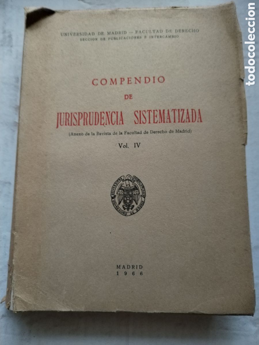 Livros antigos: COMPENDIO DE JURISPRUDENCIA SISTEMATIZADA