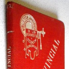 Libros antiguos: BIBLIOTECA JURÍDICA, LEY PROVINCIAL, 1913
