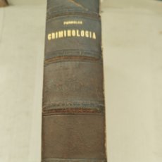 Libros antiguos: CRIMINOLOGIA/JULIO CESAR CERDEIRAS 1925. Lote 380593284