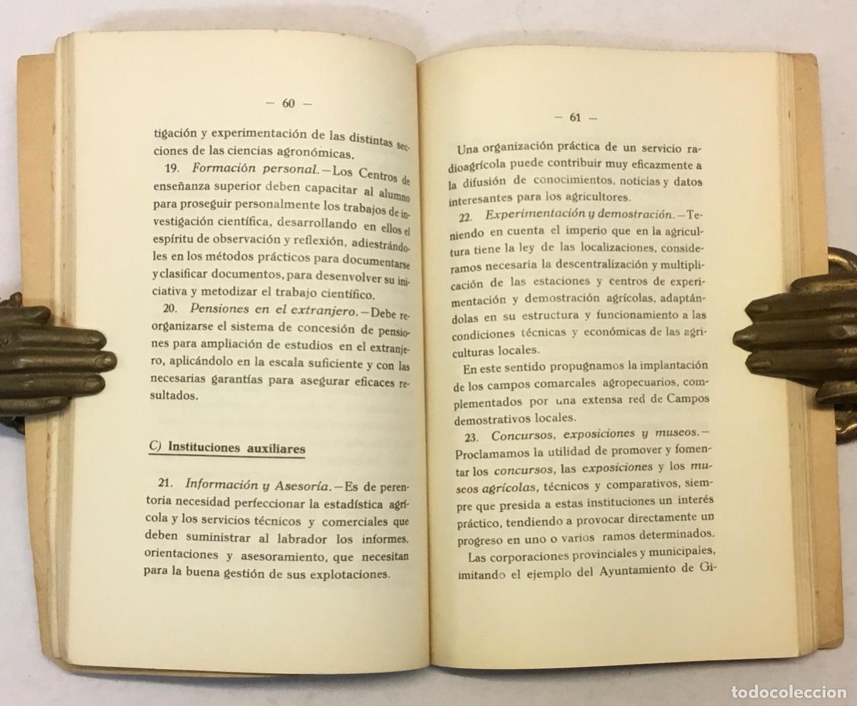 Libros antiguos: UNI&Oacute;N RURAL. PROGRAMA DE ACCI&Oacute;N. - RODA, Rafael de. - Foto 4