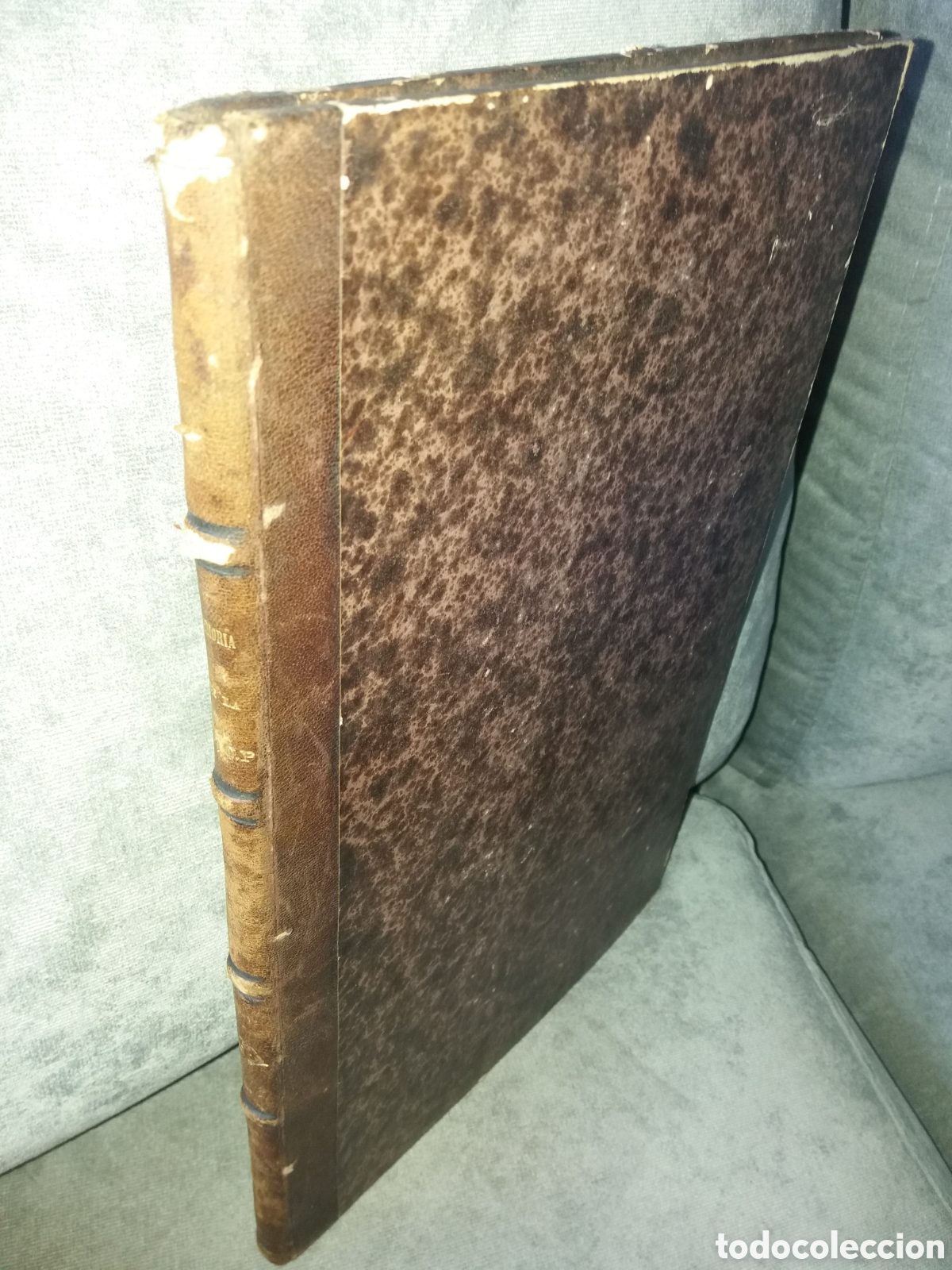 Old books: Memoria De la Junta De Credito Publico Del A&ntilde;o 1873 Montevideo con numerosos cuadros anexos