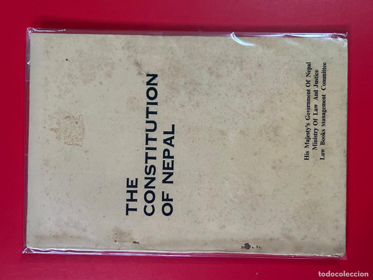 Old books: The Constitution of Nepal