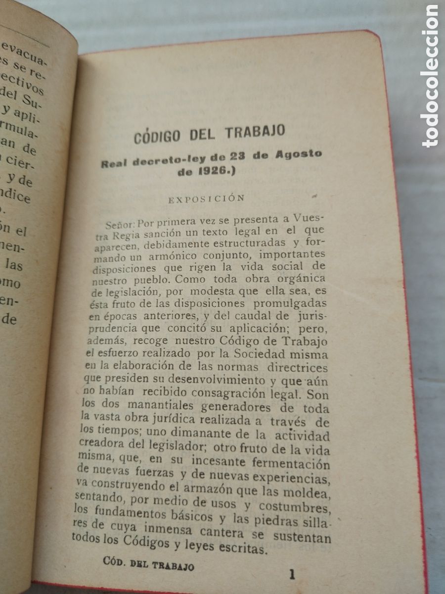 Libros antiguos: C&Oacute;DIGO DEL TRABAJO 1892 - Foto 5