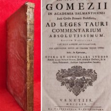 Libros antiguos: AÑO 1759 - 39 CM - LEYES DE TORO - ENORME Y PRECIOSO EJEMPLAR BIEN COMPLETO - 1,2 KG. Lote 396316929
