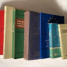 Libros antiguos: LOTE DE LIBROS DE ECONOMÍA Y GESTIÓN MUNICIPAL Y URBANA.. Lote 400741129
