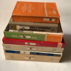 Libros antiguos: LOTE DE LIBROS ANTIGUOS DE ECONOMÍA Y HACIENDA.. Lote 400743504