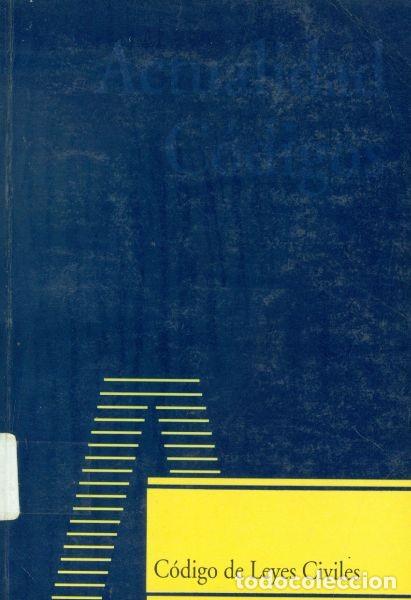 Libros antiguos: C&oacute;digo de Leyes Civiles - Foto 1