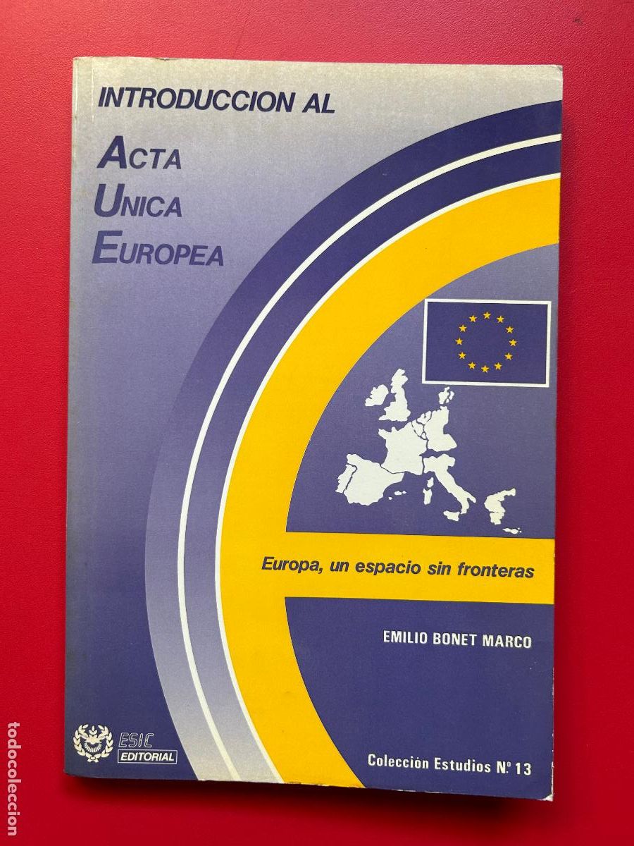 Old books: Europa, un espacio sin fronteras - BONET MARCO EMILIO