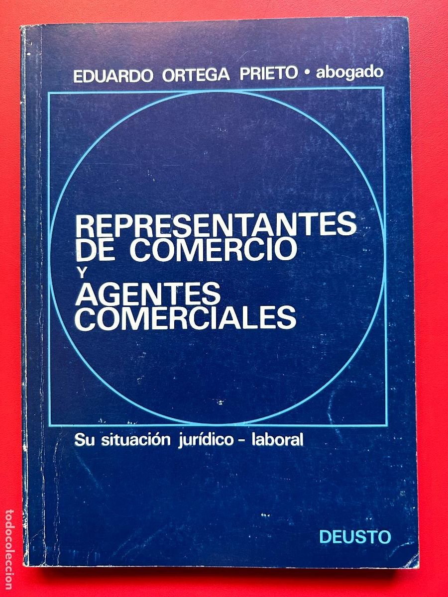 Livros antigos: Representantes de comercio y agentes comerciales - ORTEGA PRIETO EDUARDO