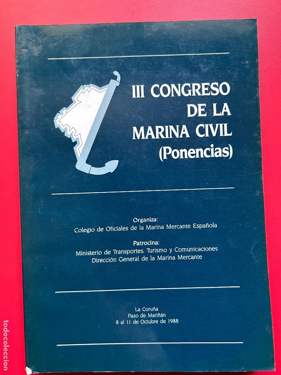 Livros antigos: III Congreso de la marina civil