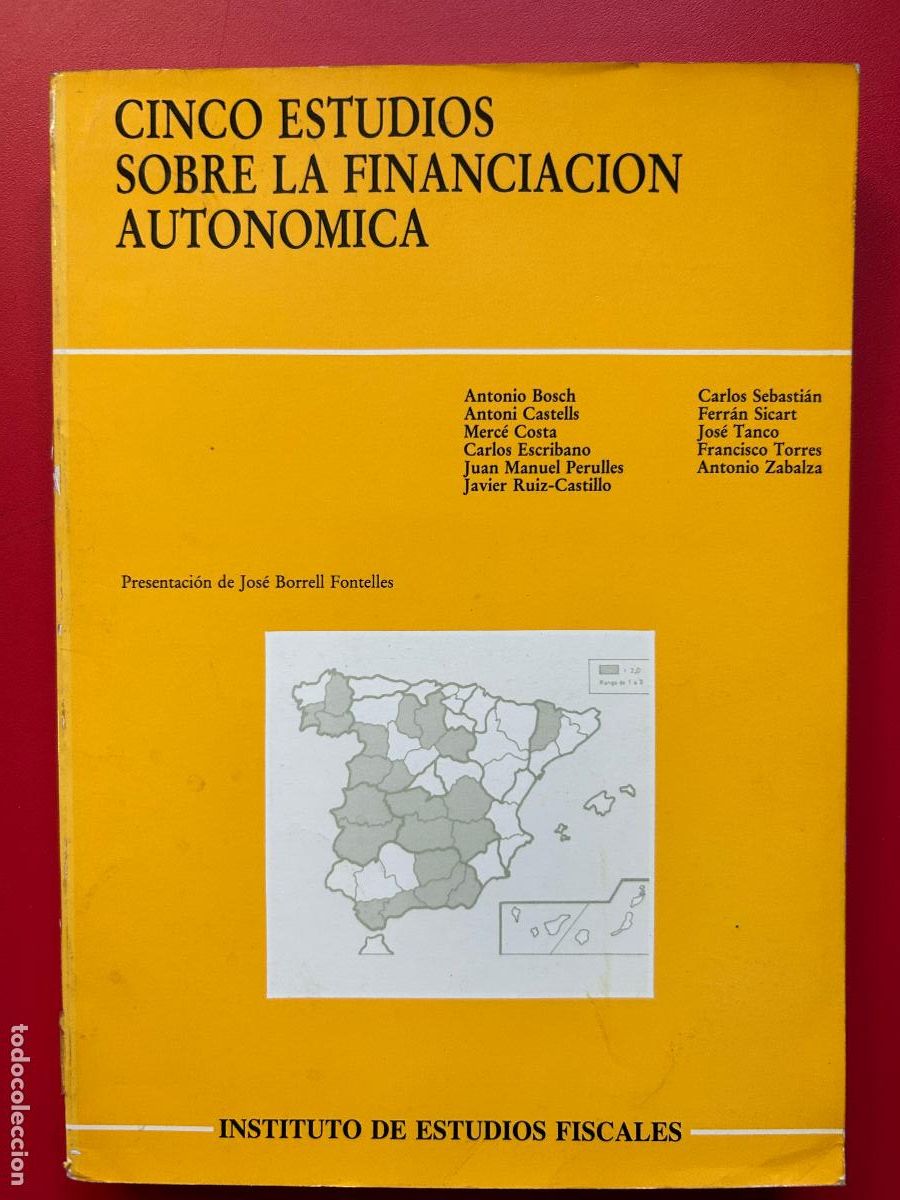 Libros antiguos: Cinco estudios sobre la financiacion autonomica - BOSCH ANTONIO Y OTROS