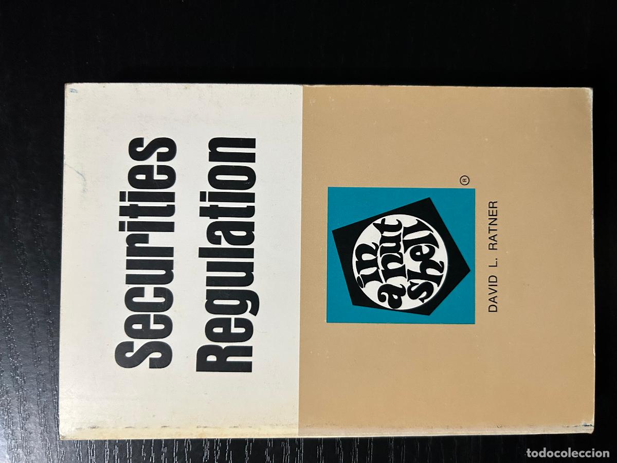Libros antiguos: Securities regulation in a nutshell - RATNER DAVID L. - Foto 1
