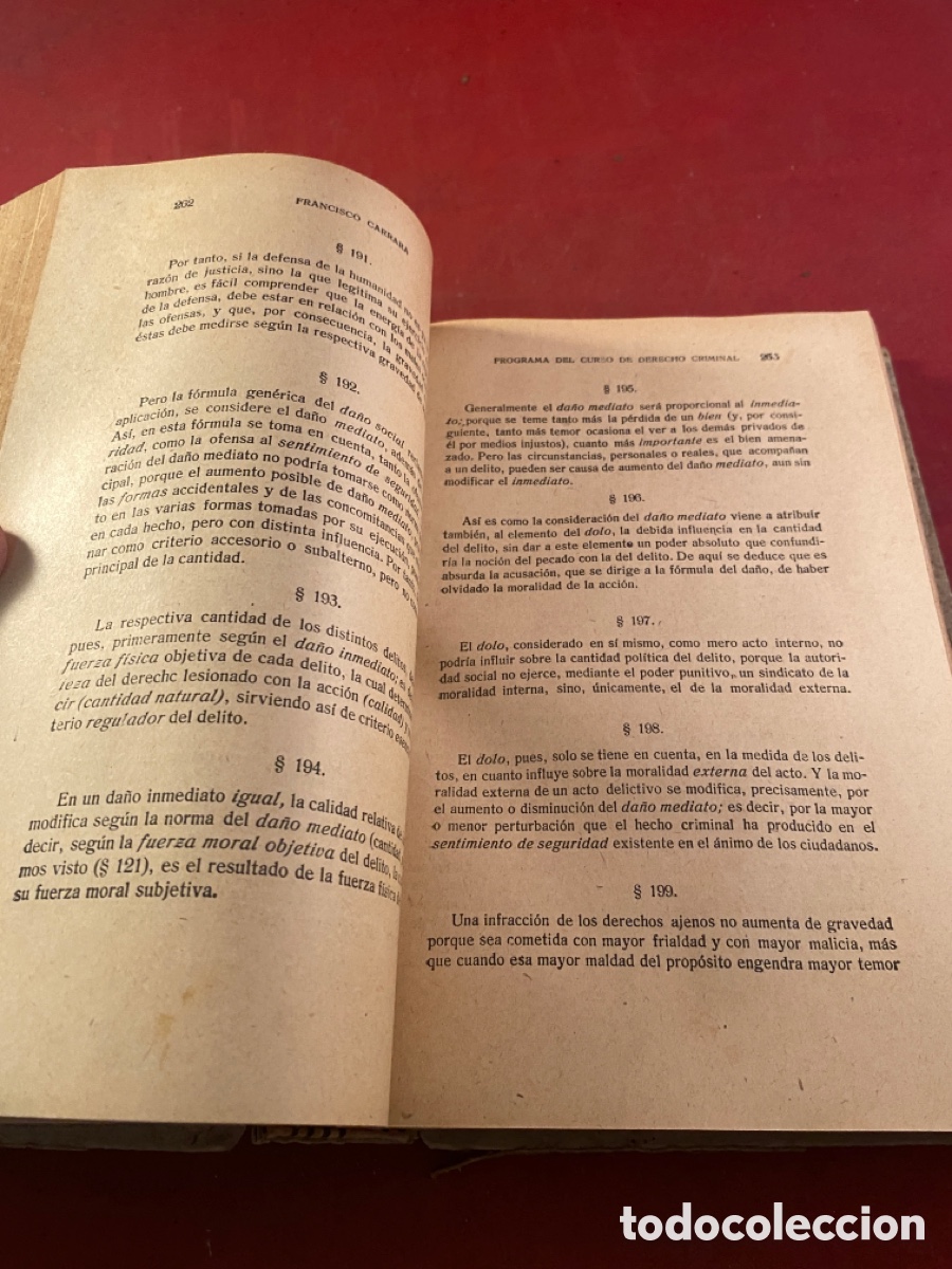 Libros antiguos: PROGRAMA DEL CURSO DE DERECHO CRIMINAL 1925 - Foto 3