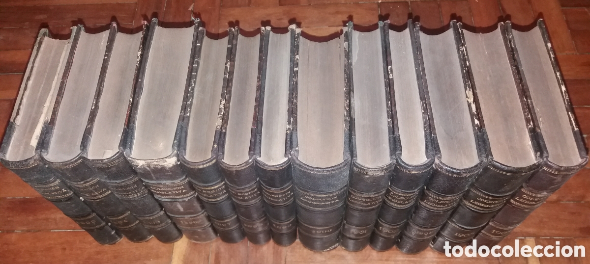 Livros antigos: ESPECTACULAR COLECCION LEGISLATIVA REPUBLICA ORIENTAL URUGUAY 13 TOMOS 1893 a 1905 ALONSO CRIADO