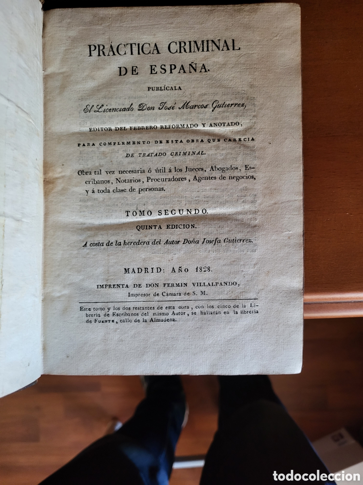 Libros antiguos: PRACTICA CRIMINAL - Foto 3