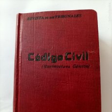 Libros antiguos: LIBRO, CÓDIGO CIVIL ESPAÑOL, REVISTA DE LOS TRIBUNALES, 1930, PRÓLOGO EXMO VICTOR COVIAN Y JUNCO