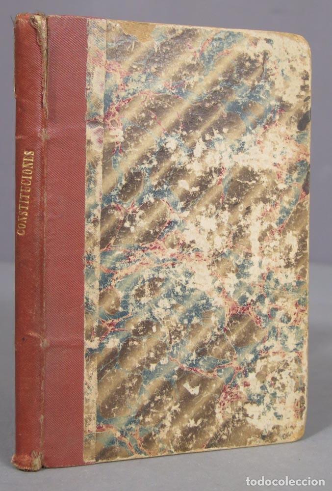 Libros antiguos: Colecci&oacute;n de Constituciones espa&ntilde;olas. 1872 - Foto 1